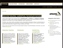 Tablet Screenshot of apacheweb.hu